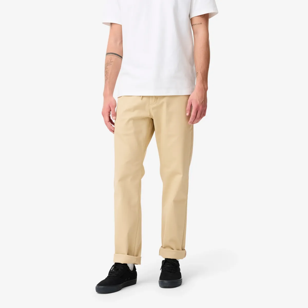 Bež pantalone za skejtbording Chino CN500 