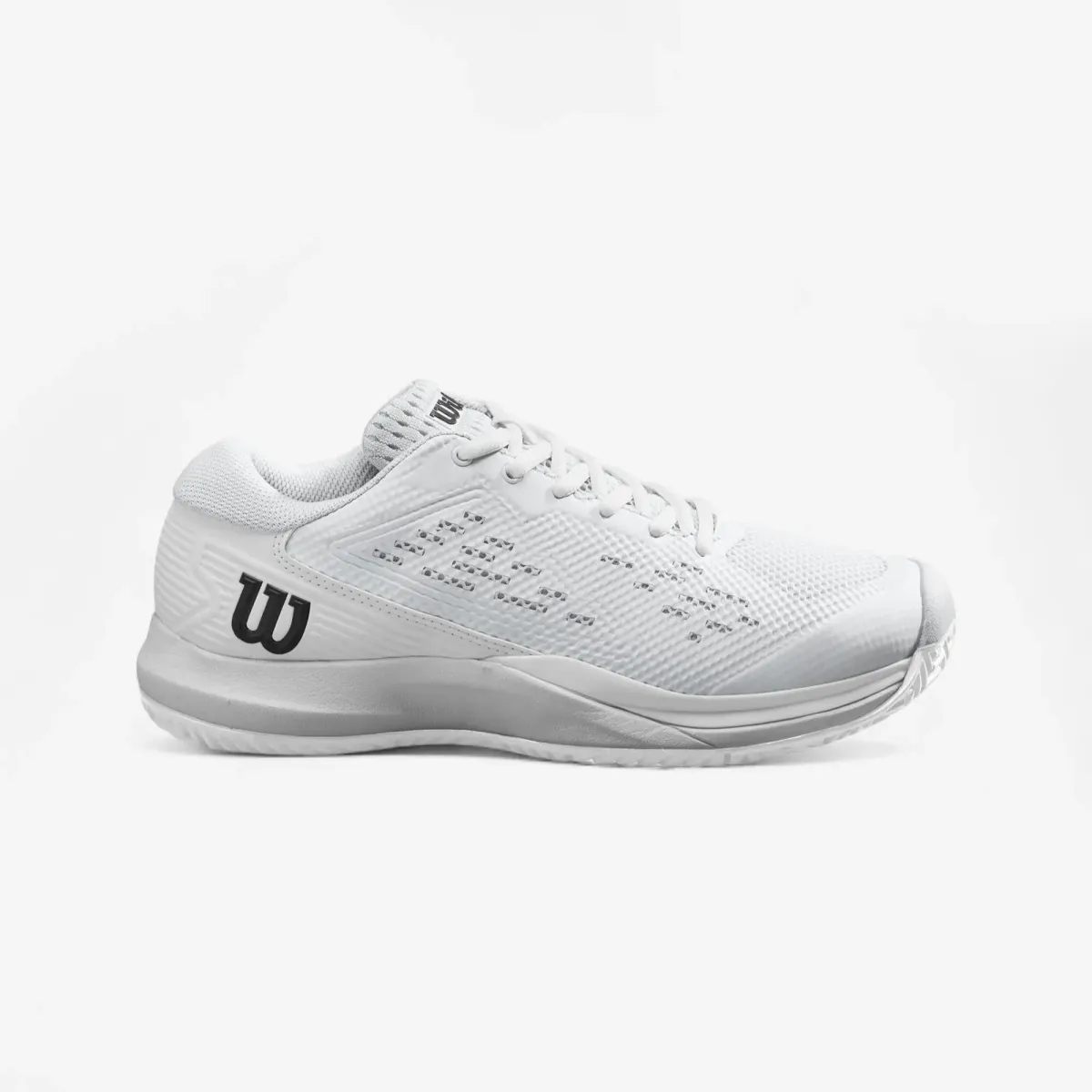 Bele ženske patike za tenis za sve terene RUSH PRO ACE