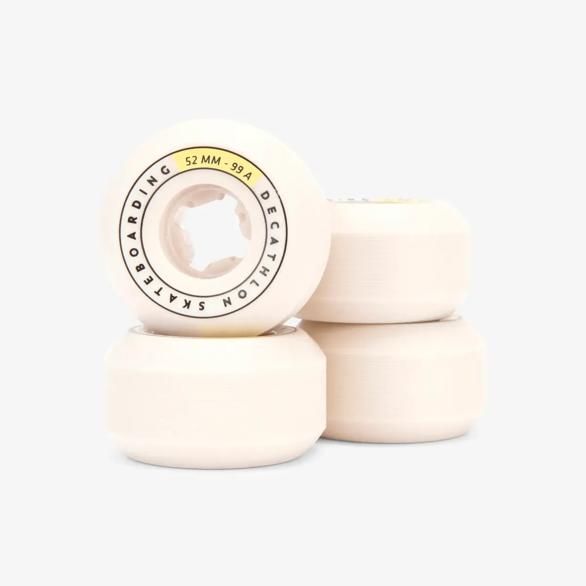 Beli točkovi za skejtbord (52 mm, 99 A, 4 komada)