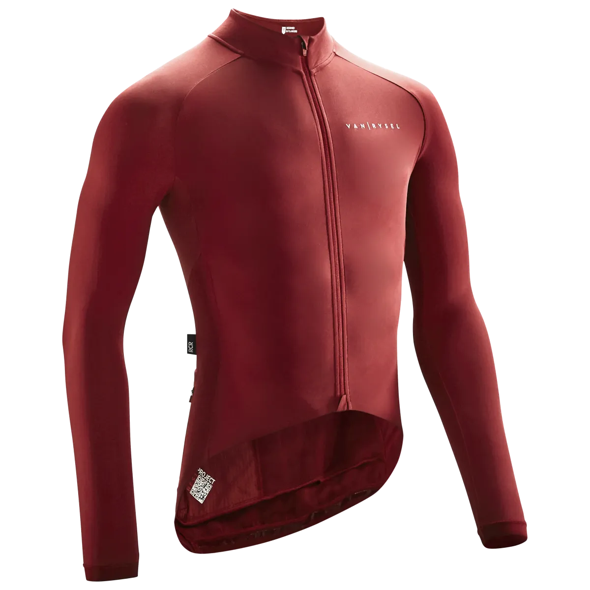 Bordo muška biciklistička majica dugih rukava RACER