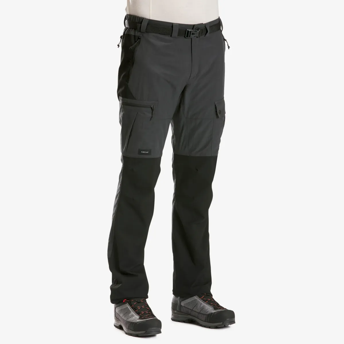 Braon muške pantalone za treking MT500