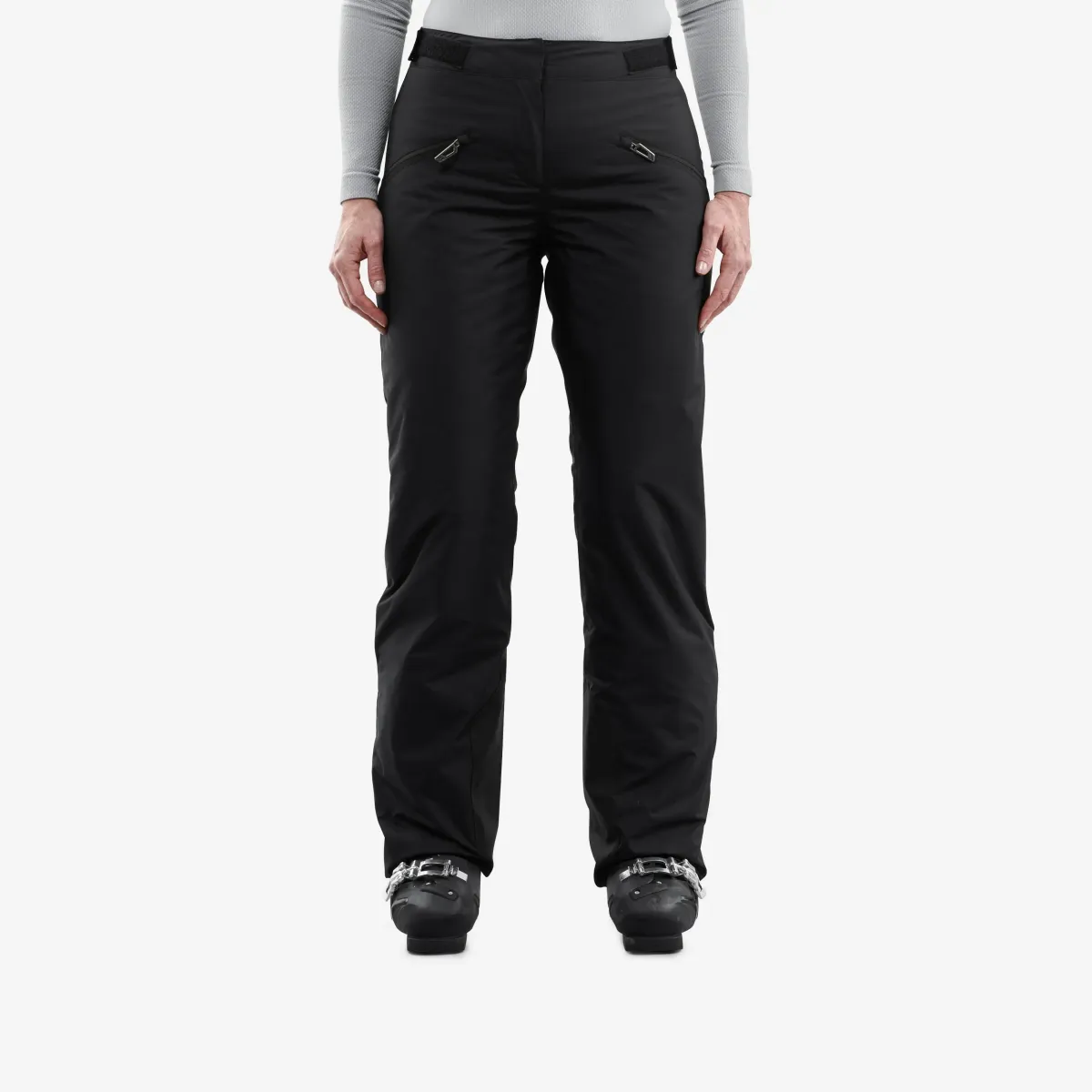 Crne ženske pantalone za skijanje 180