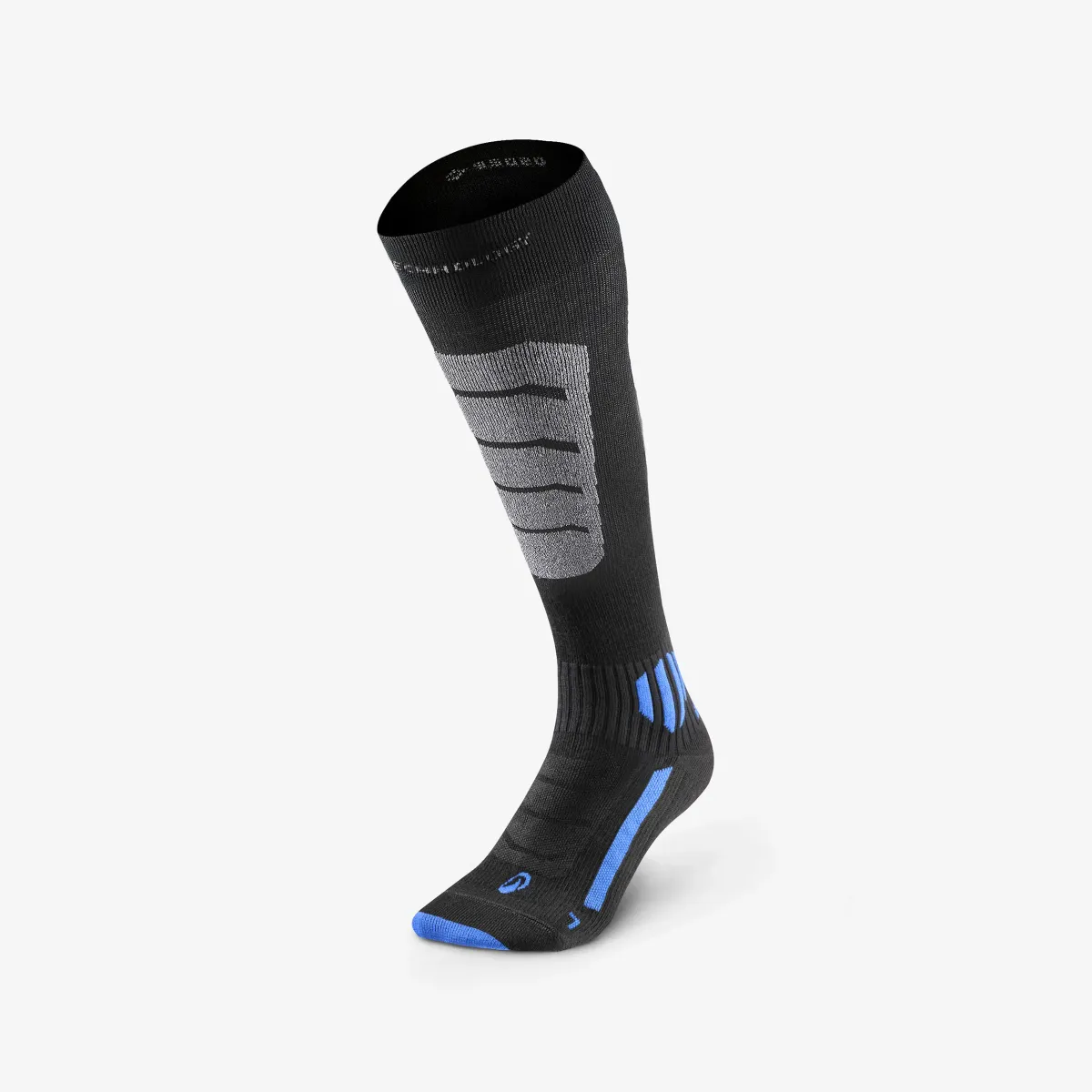 Crne prozračne vunene čarape za skijanje za odrasle 900 X-SOCKS