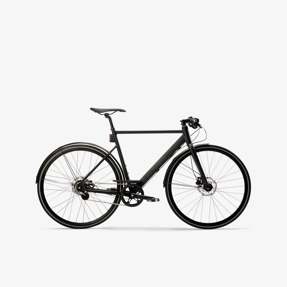 Crni gradski bicikl Elops Speed 920