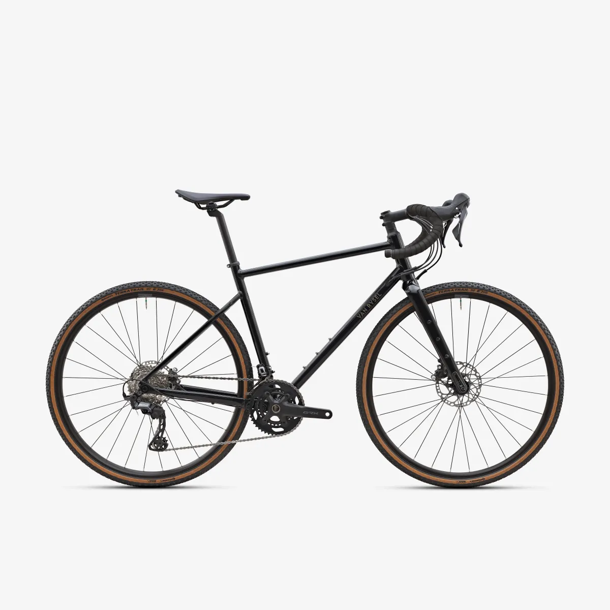 Crni gravel bicikl SHIMANO AF