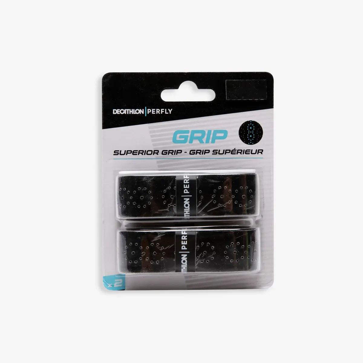 Crni grip za badminton SUPERIOR (2 komada)