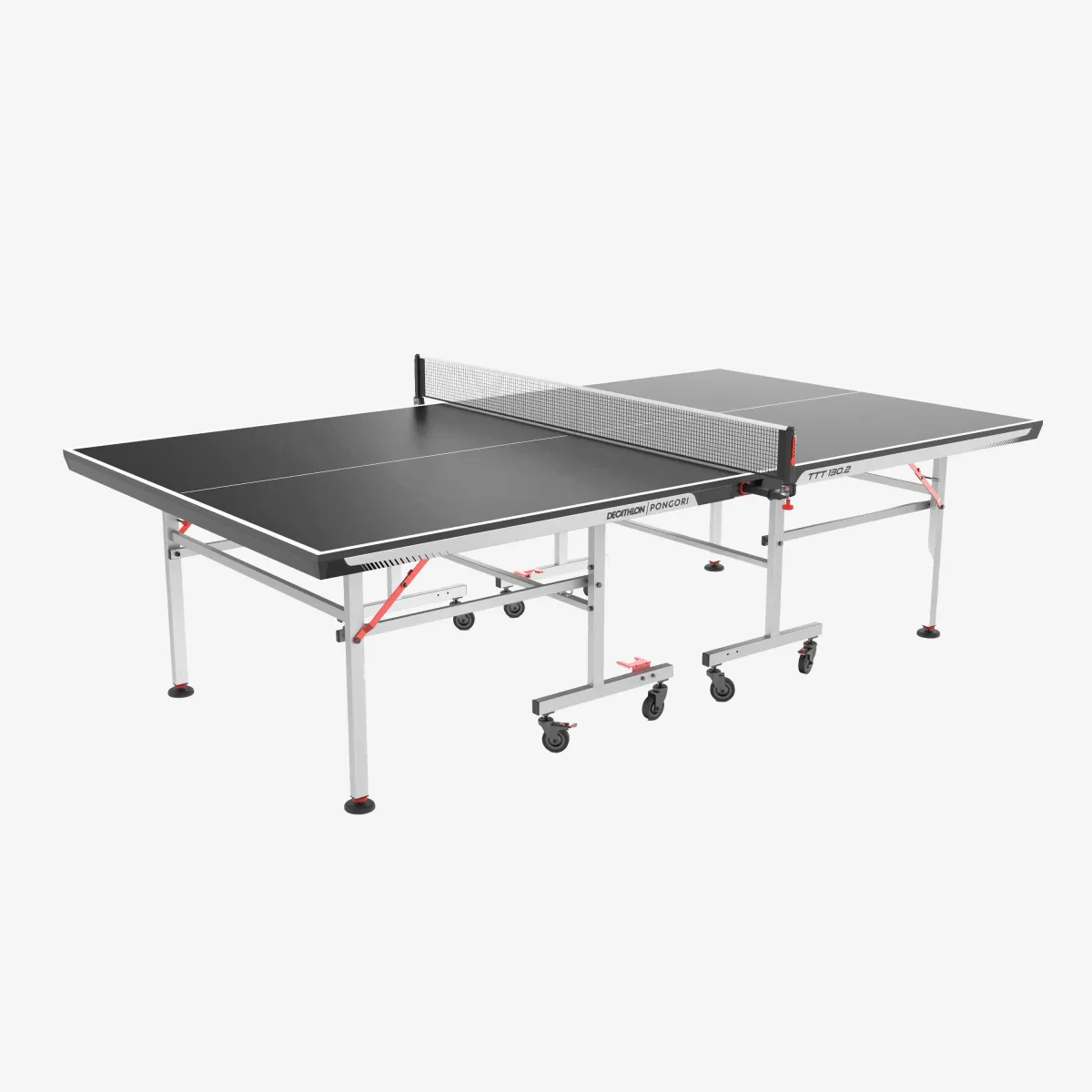 Crni sto za stoni tenis s inovativnom mrežom COMPACT INDOOR TTT 130.2