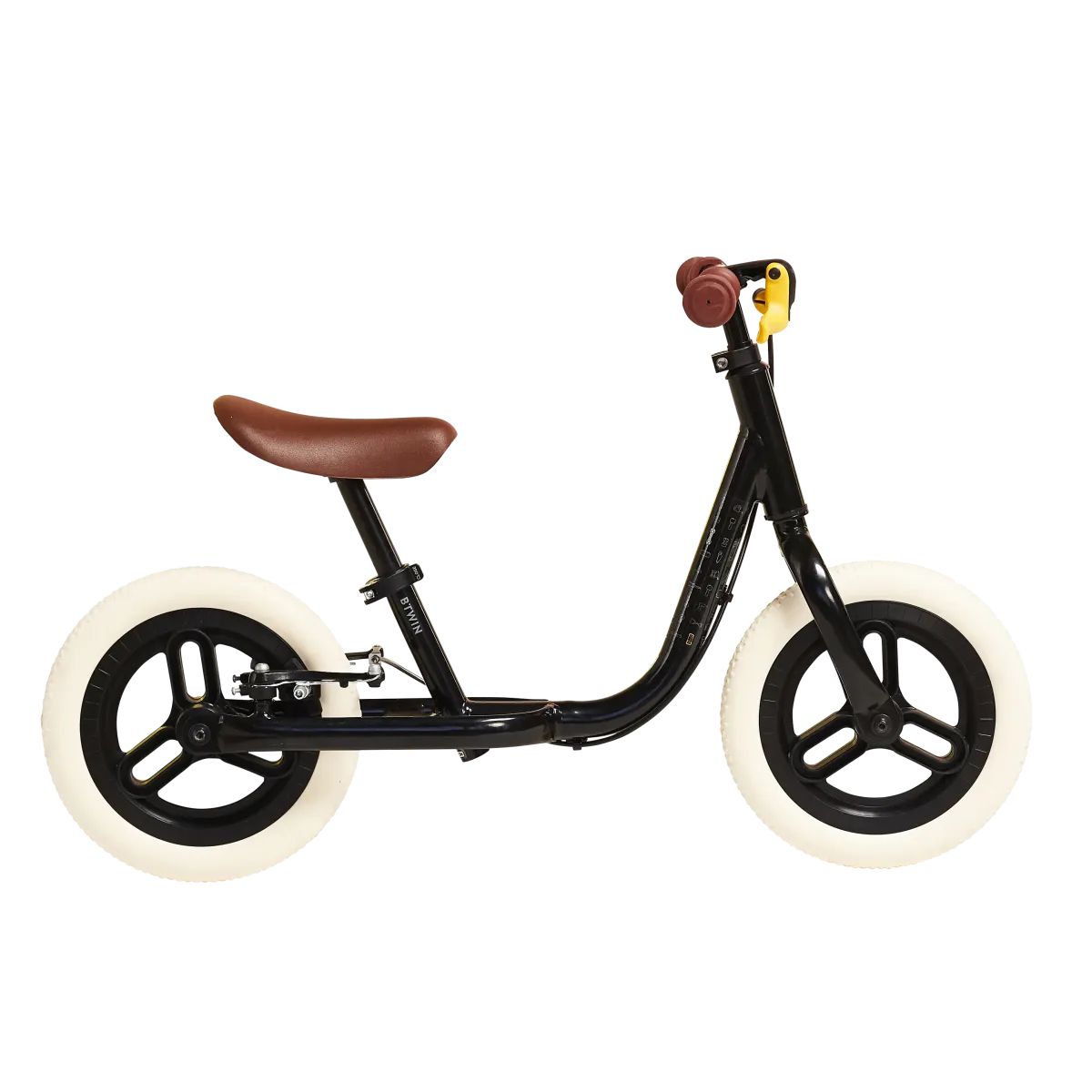 Crno-bež bicikl bez pedala RUNRIDE 500 za decu (10 inča)