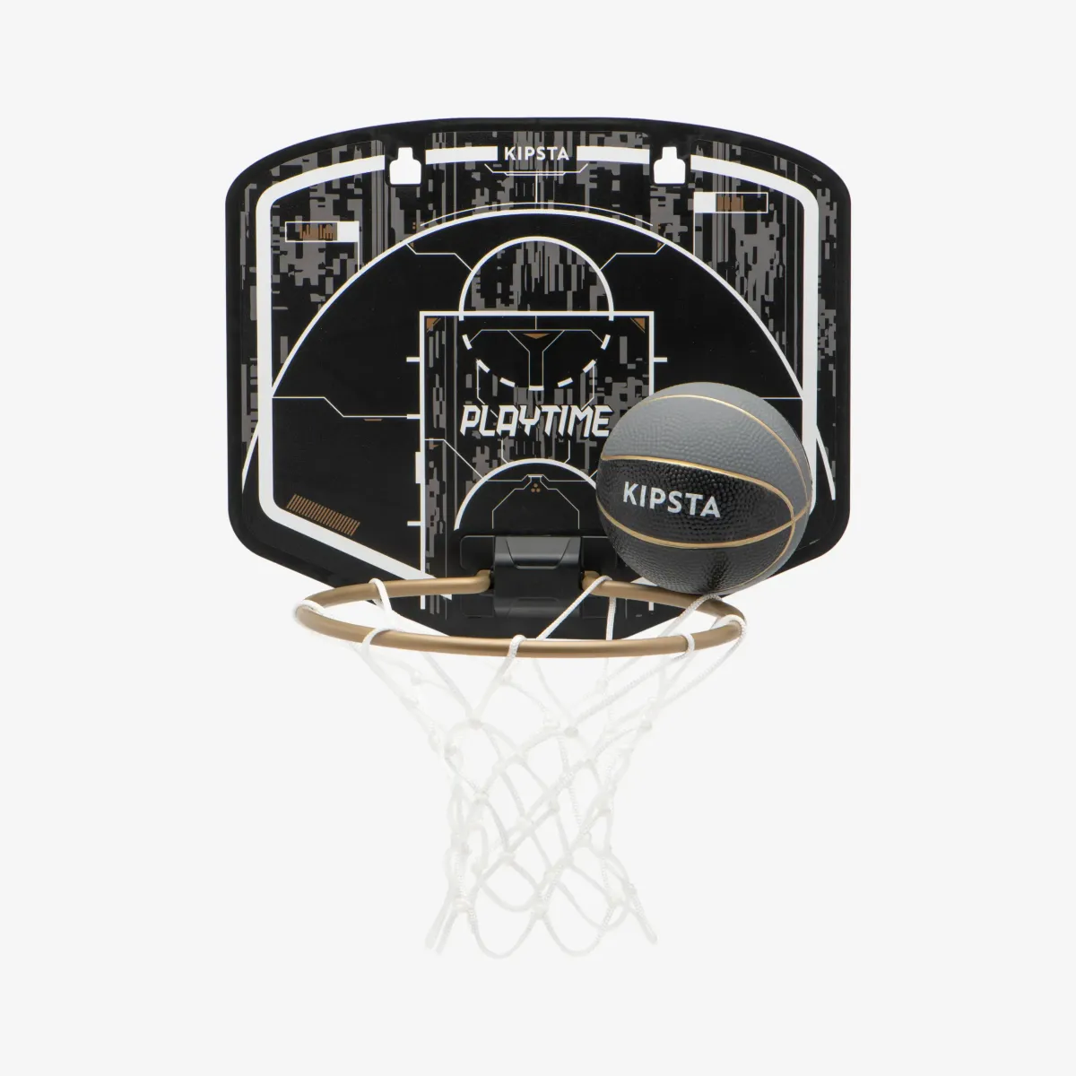 Crno-zlatni mini koš za košarku SK100