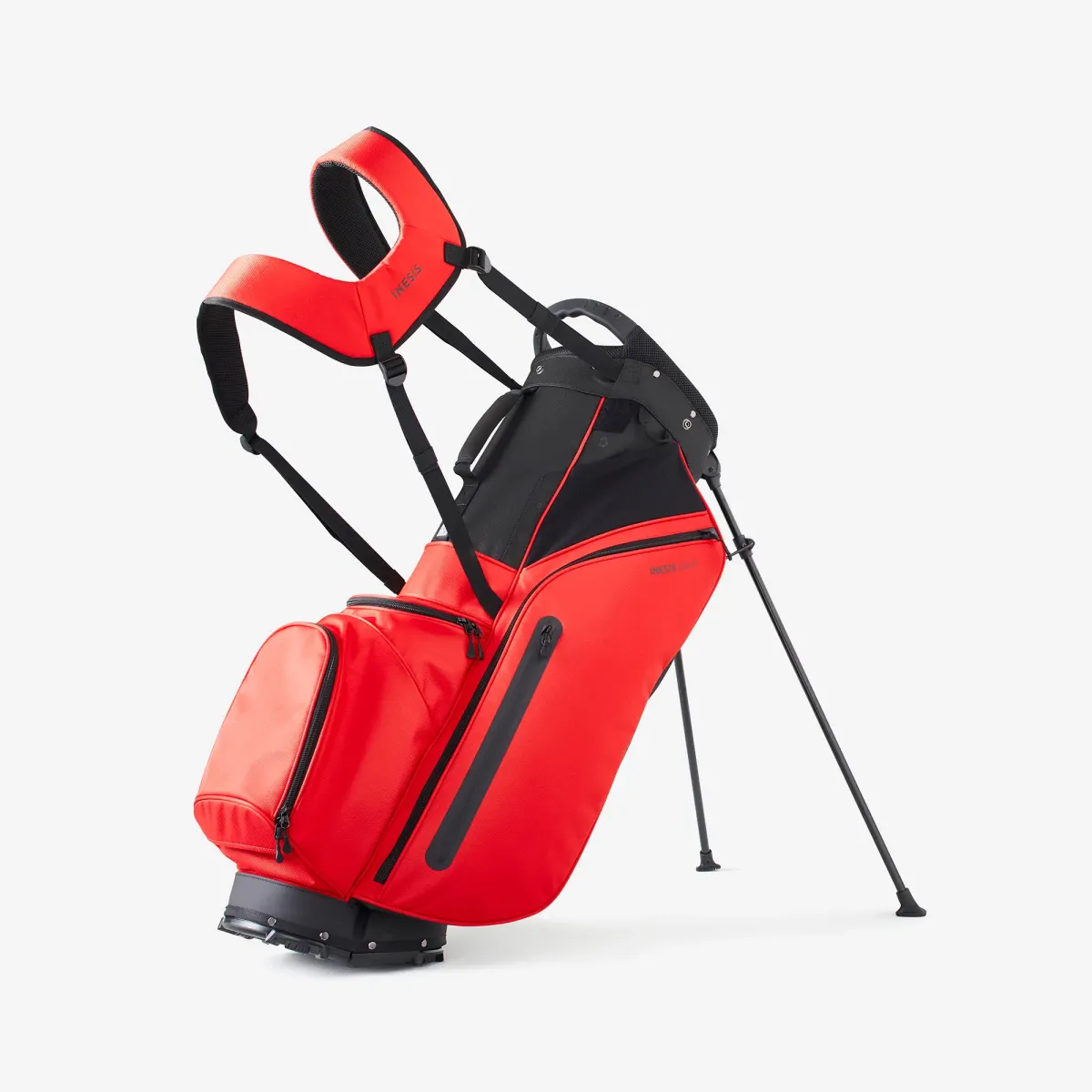 Crvena samostojeća torba za golf Inesis Light