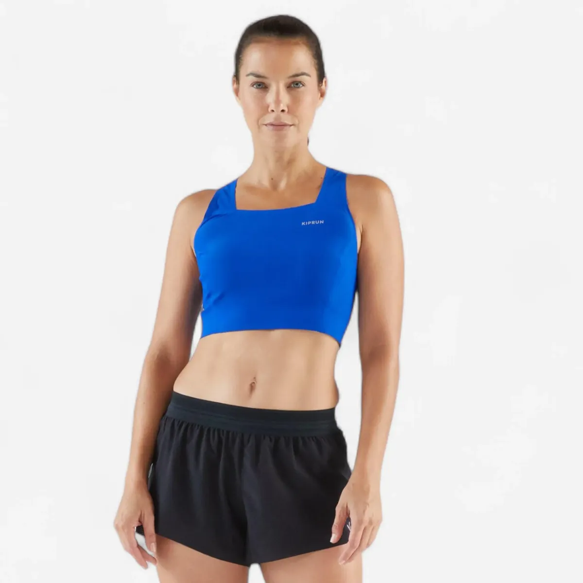 Débardeur de Running Crop top léger Femme - KIPRUN 900 Light bleu Méline ROLLIN