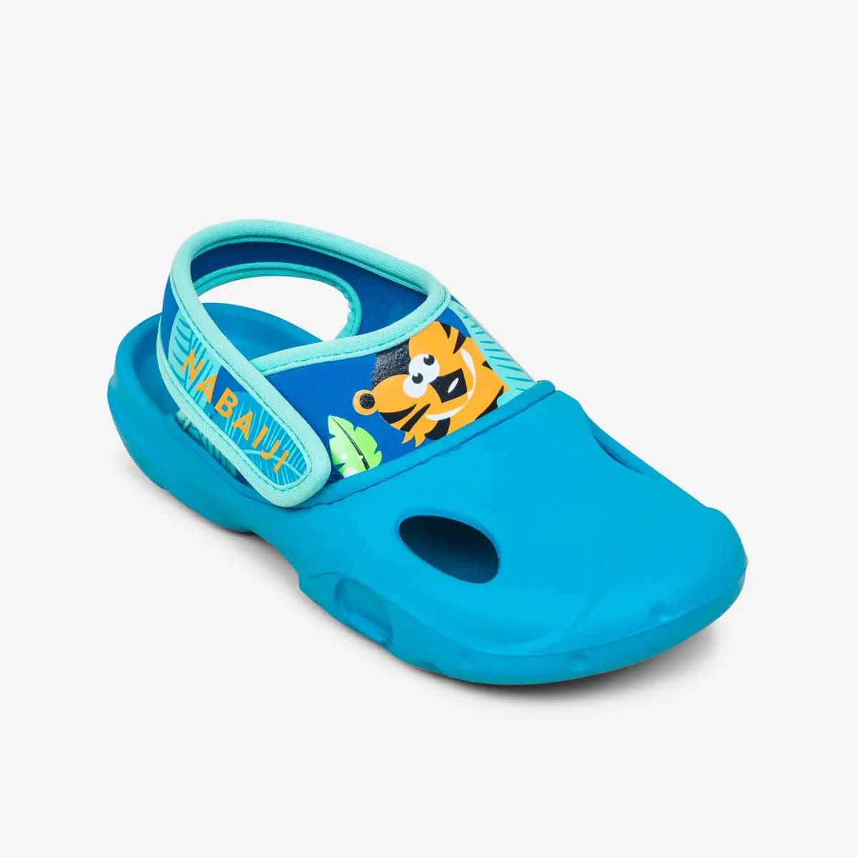 Dečje klompe za bazen CLOG 500 Plavi tigar