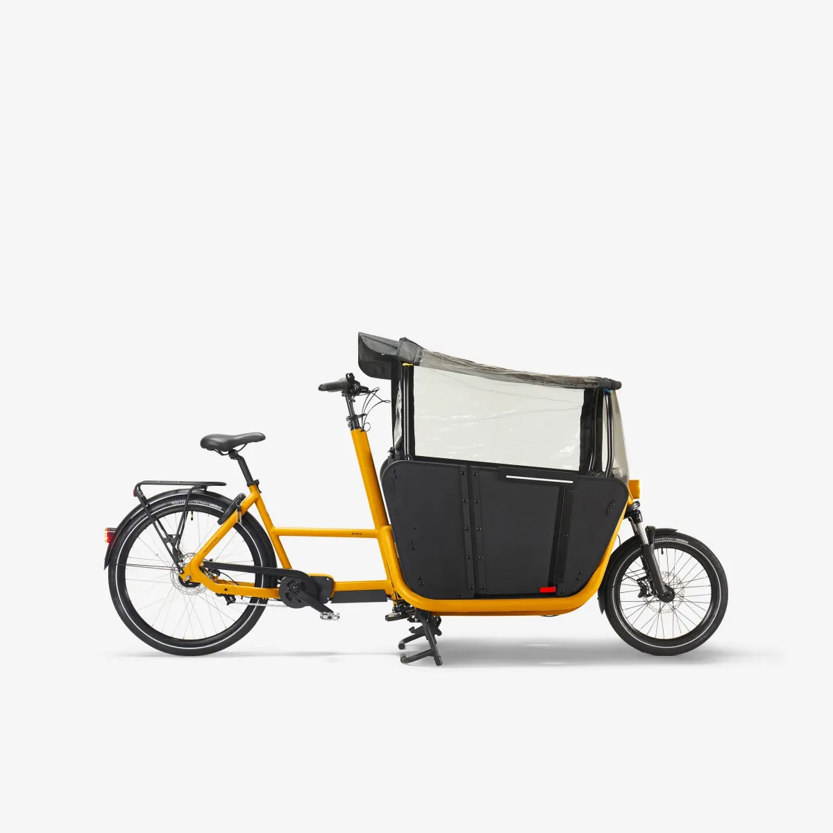 Električni porodični bicikl Cargo F900E - žuti