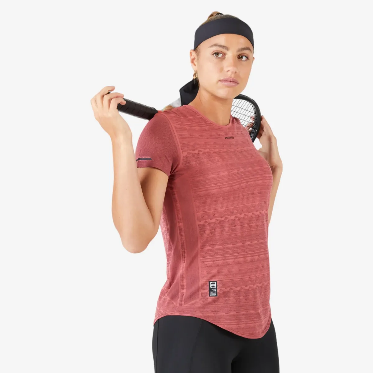 Ženska majica za tenis LIGHT 900  - ROZE
