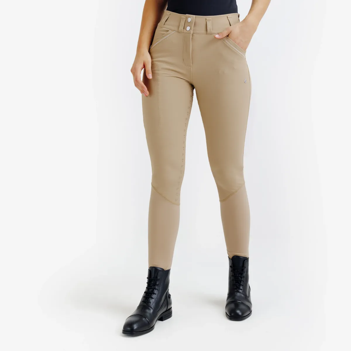 Ženske pantalone za jahanje 900 Fullgrip 
