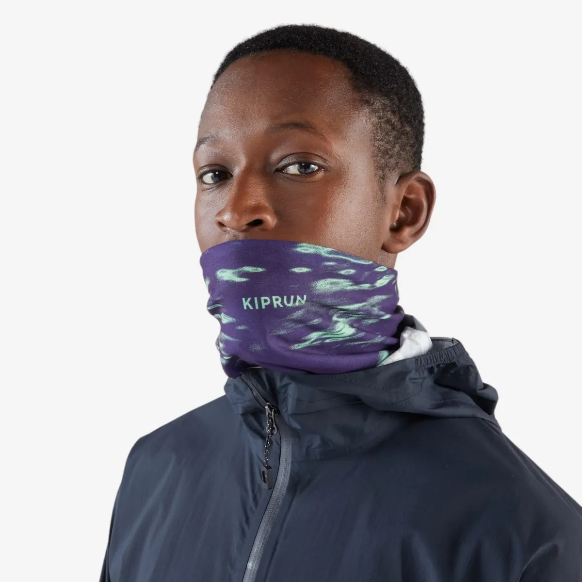 GREJAČ ZA VRAT/TRAKA ZA GLAVU ZA TRČANJE KIPRUN UNISEX BOREALIS LJUBIČASTI