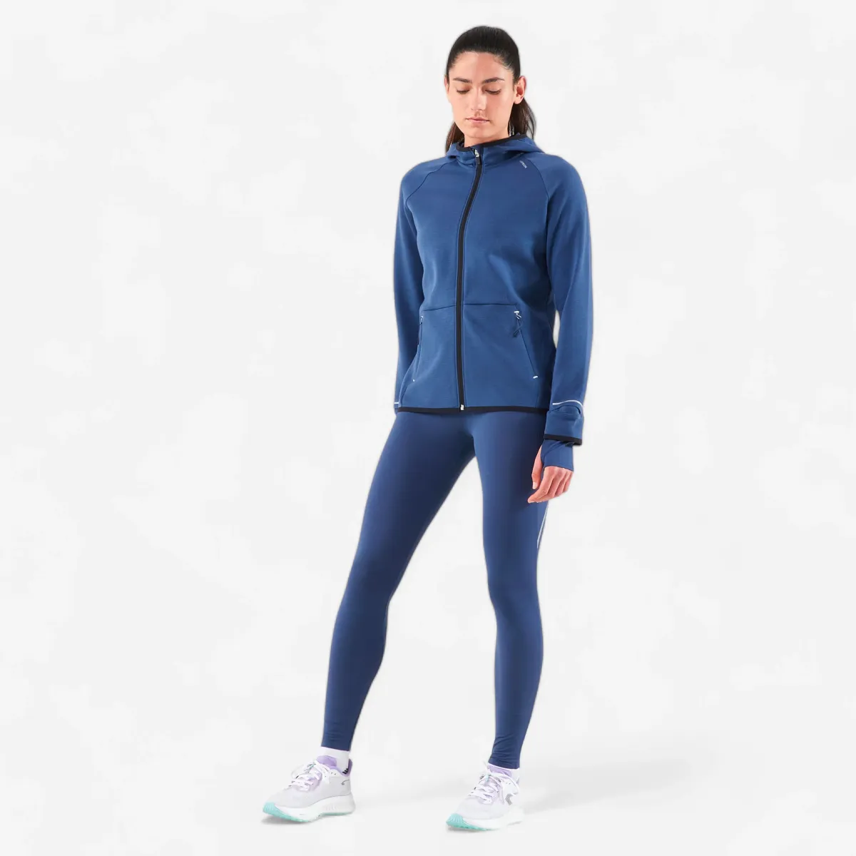 Helanke za trčanje Kiprun Run 500 Warm ženske tople