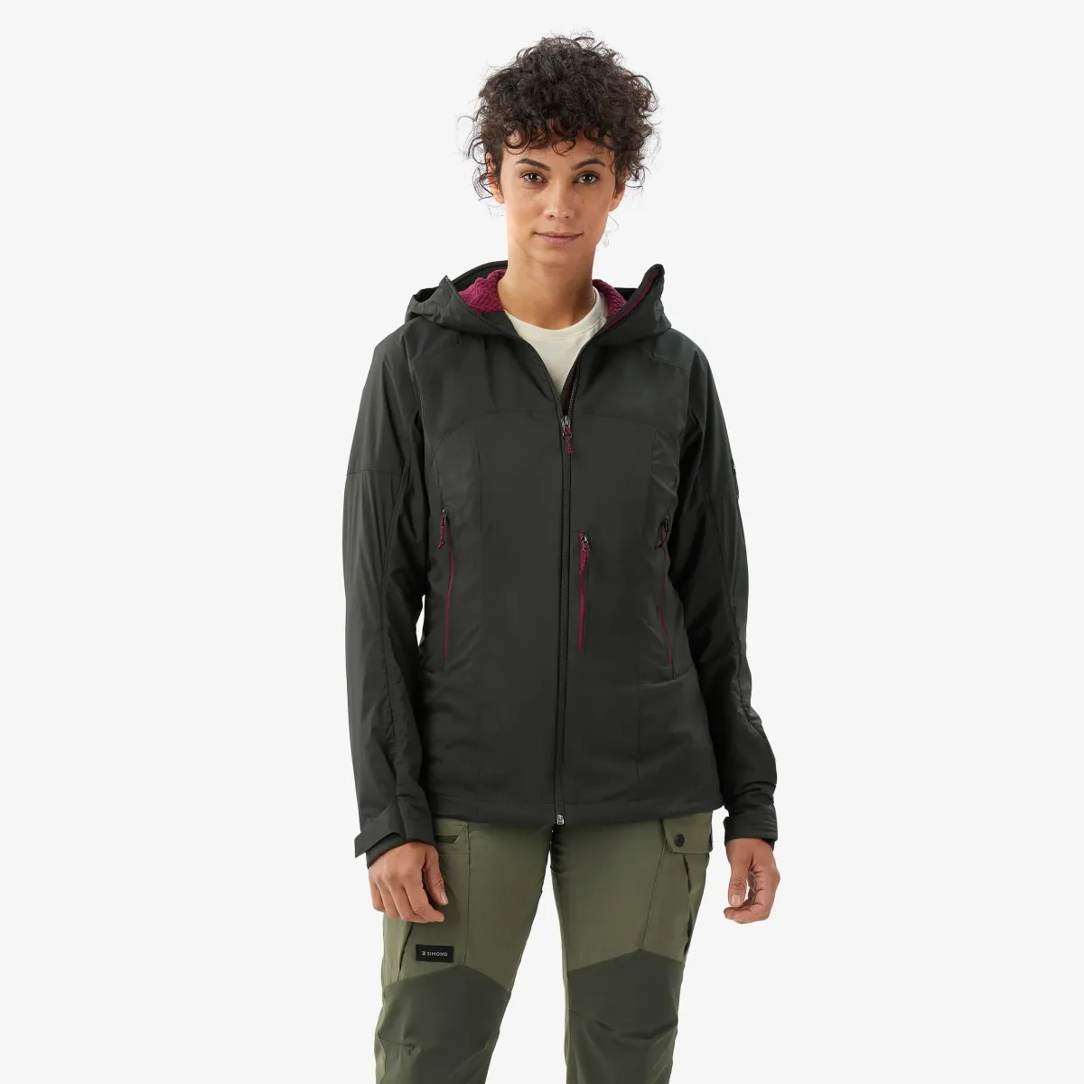 Jakna softshell  MT900 vetroodbojna  topla ženska - kaki