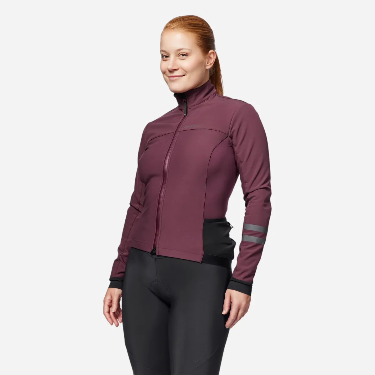 Jakna za biciklizam Endurance ženska - bordo