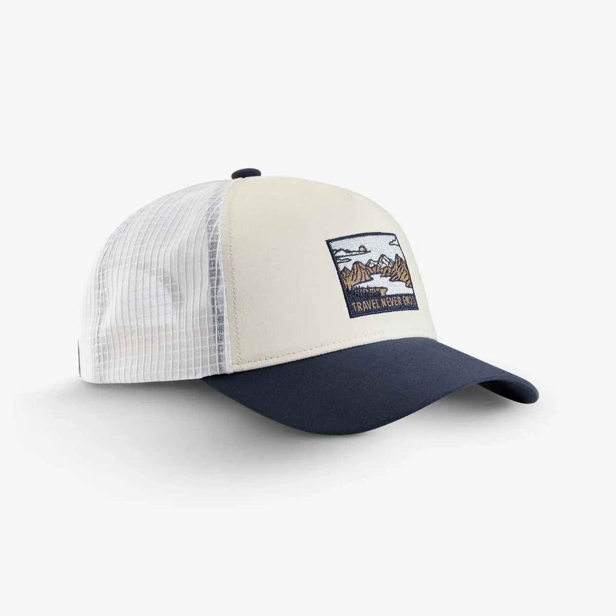 Kačket Travel 500 trucker - bež/plavi