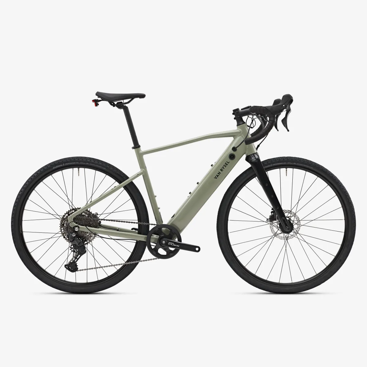 Kaki električni gravel bicikl SHIMANO CUES 1x11, E-GRVL AF DISCOVER