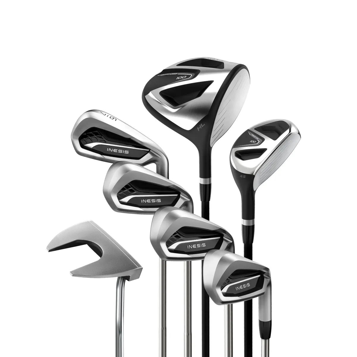 KOMPLET ŠTAPOVA ZA GOLF 100 RIGHTY OD ČELIKA ZA ODRASLE VELIČINE 2 - 7 KOMADA