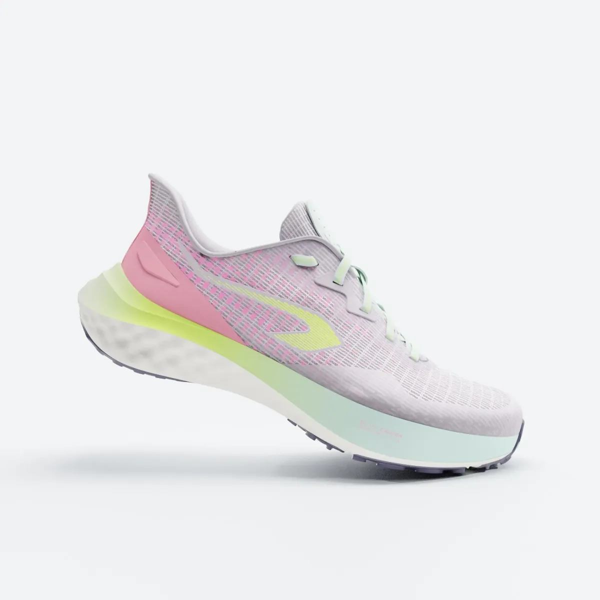 Lila-roze dečje patike za trčanje KIPRUN K500 FAST