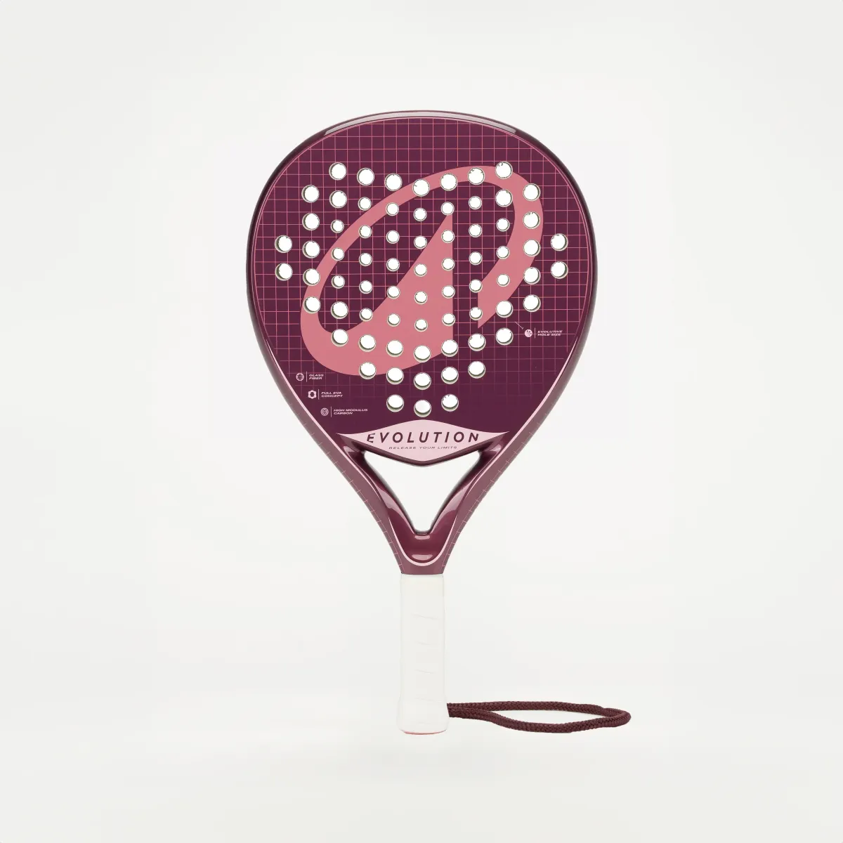 Ljubičasto-roze dečji reket za padel PR EVOLUTION (9–12 godina)