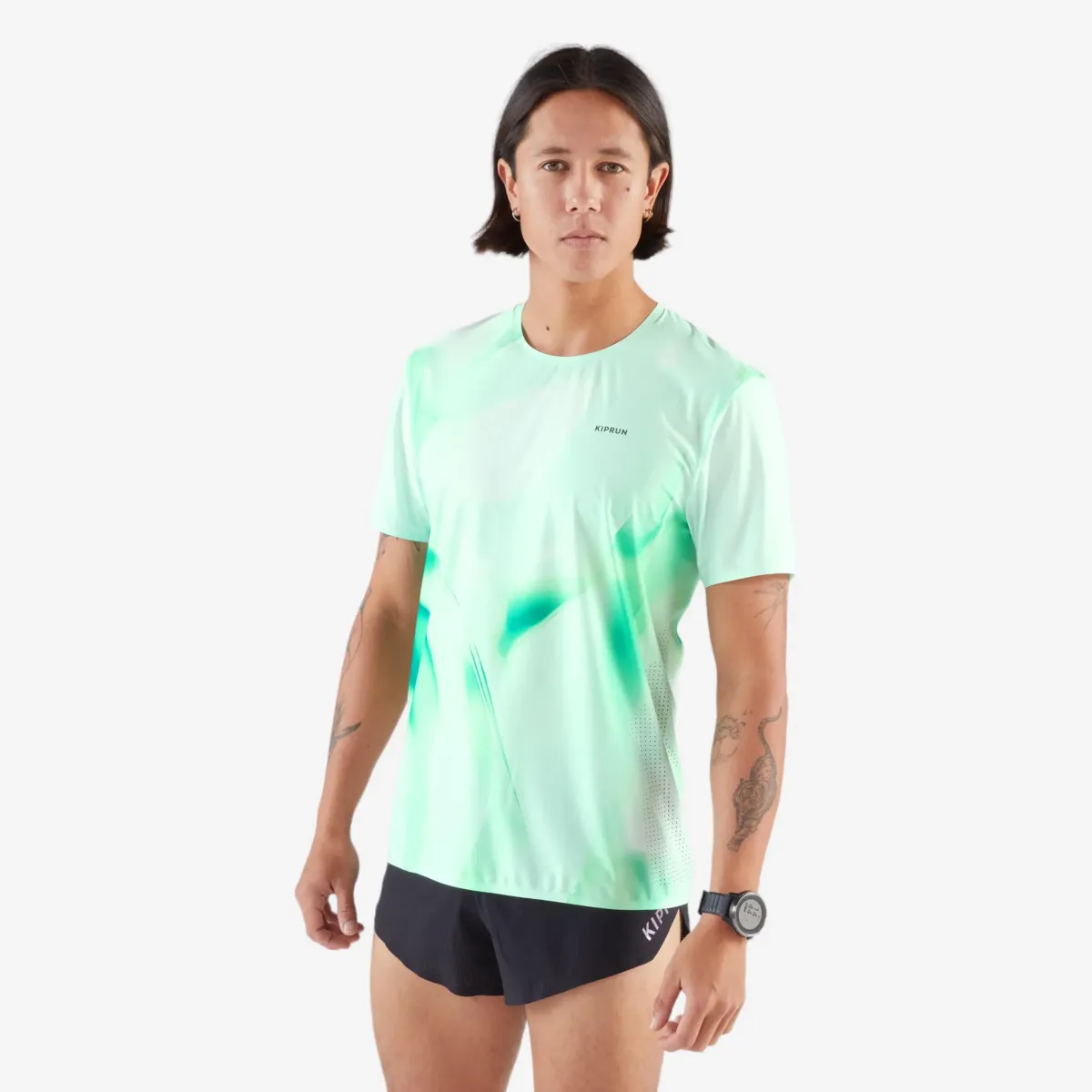 Majica kratkih rukava za trčanje - KIPRUN Run 900 REPLIKA lagana - zelena