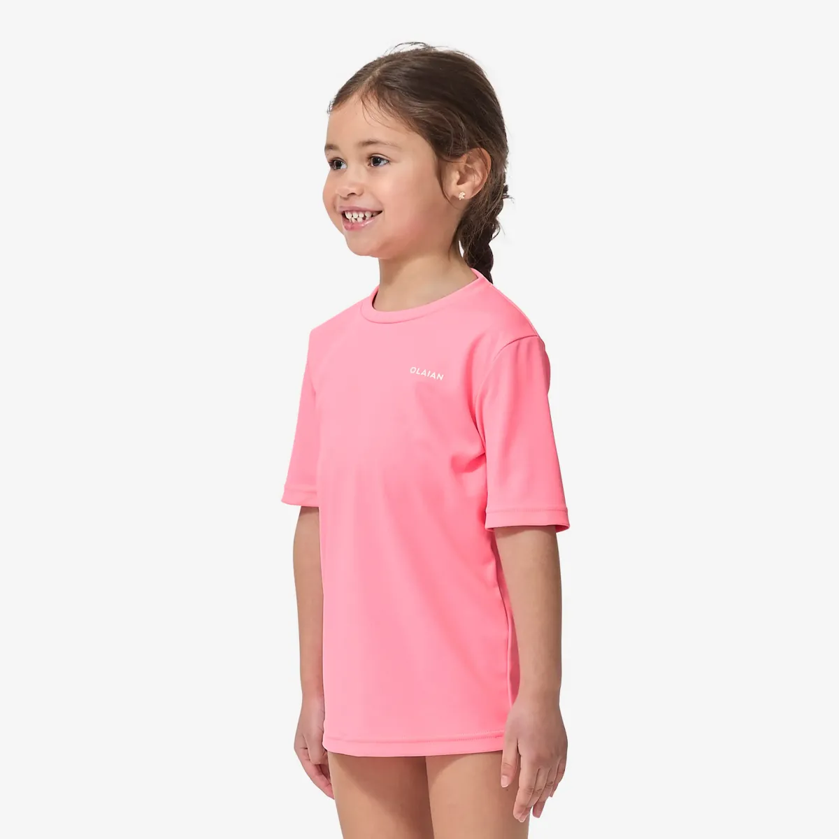 Majica s UV zaštitom dečja - roze