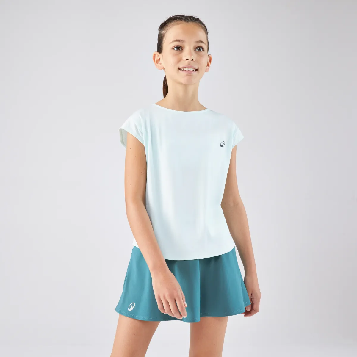 Majica za tenis za devojčice SOFT