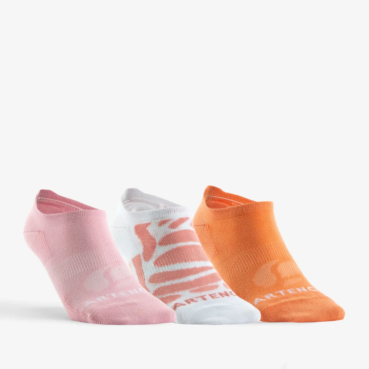 Narandžaste/roze/šarene plitke čarape RS 160 (3 para)