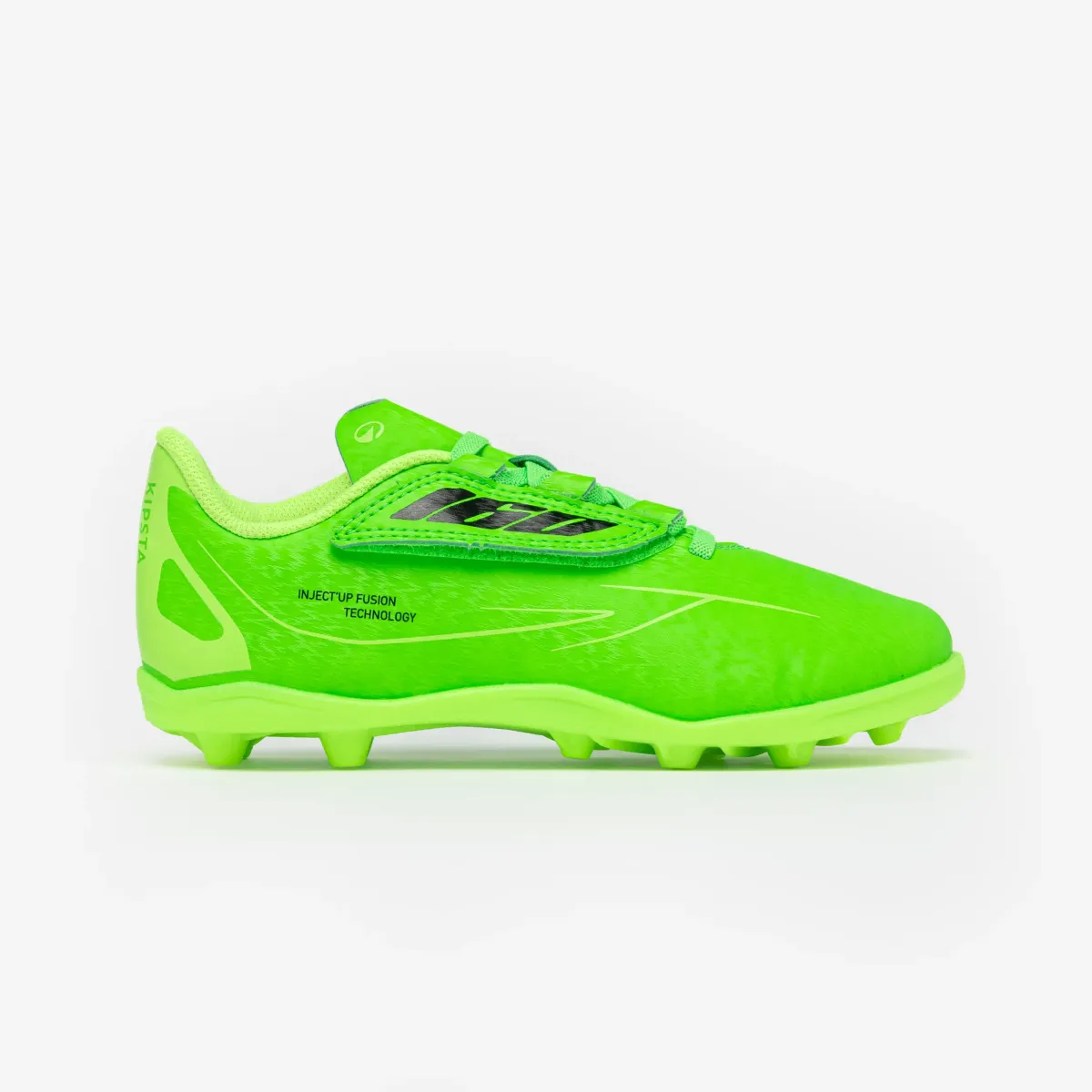 Neon zelene dečje kopačke za fudbal 150 EASY MG