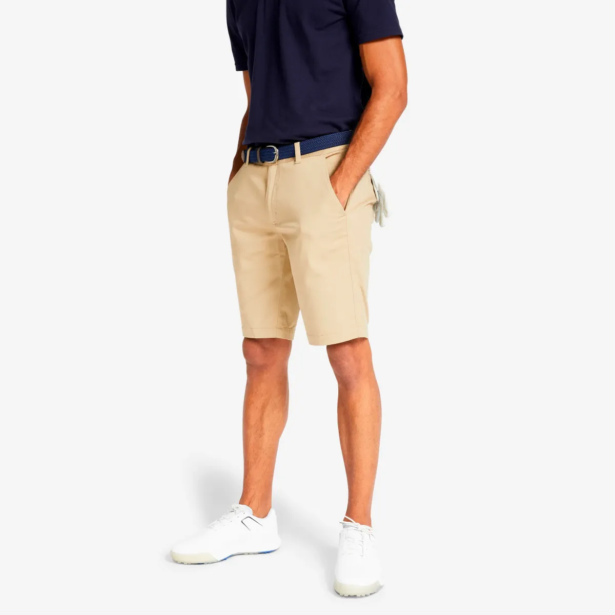 Šorts za golf MW500 muški chino pamučni
