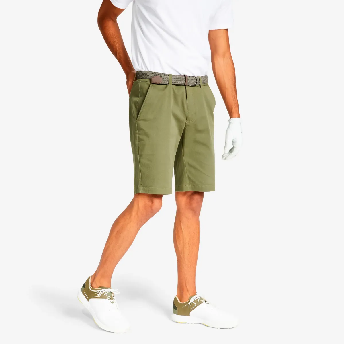 ŠORTS ZA GOLF MW500 MUŠKI OD KEPERA - KAKI