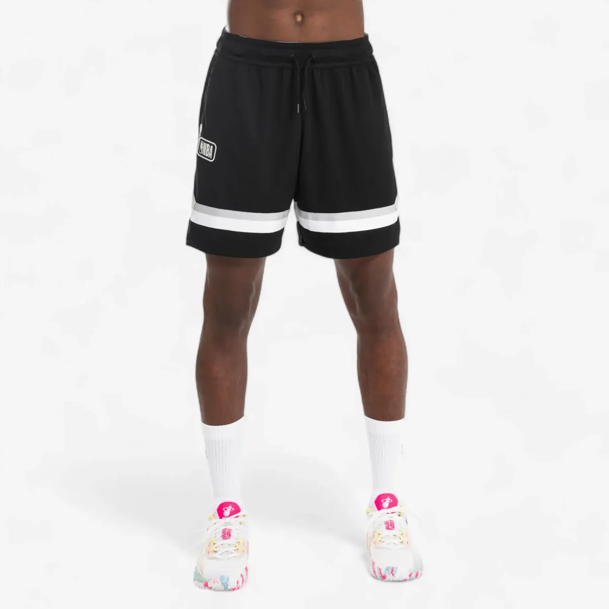 ŠORTS ZA KOŠARKU SH 900 NBA UNISEX - CRNI