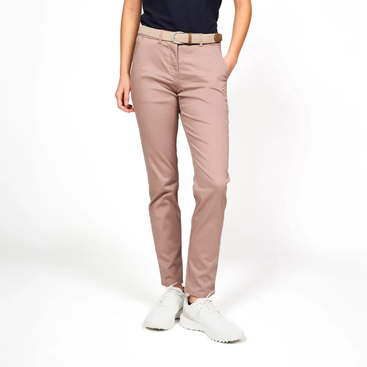 Pantalone za golf MW500 ženske chino