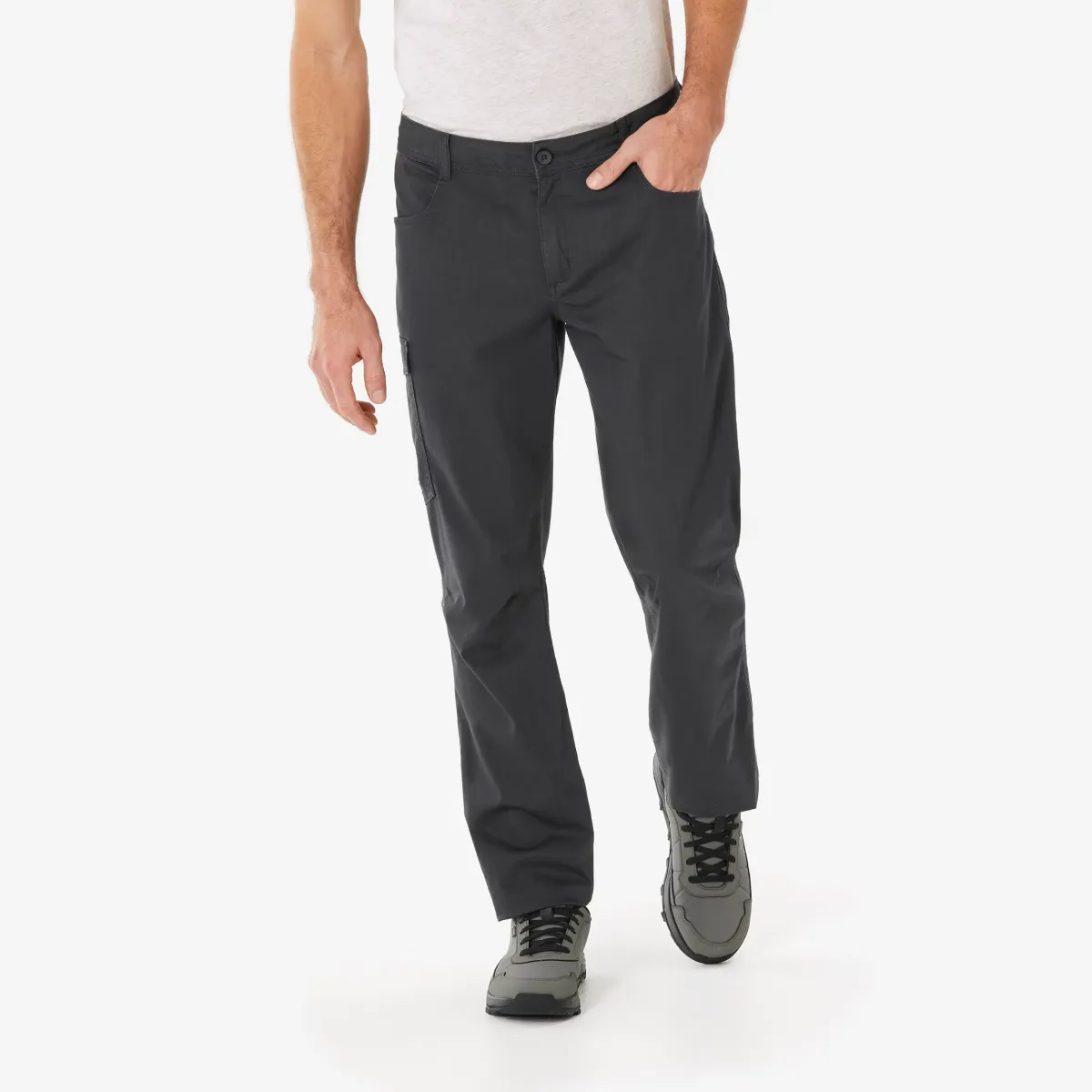 Pantalone za pešačenje NH100 muške - sive