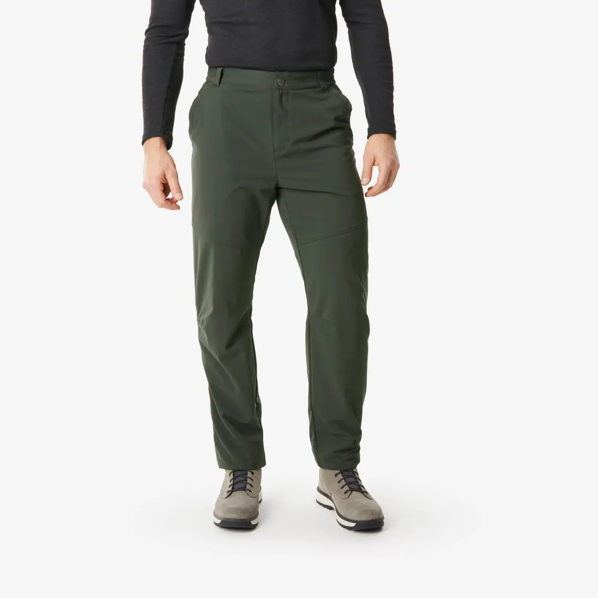 Pantalone za planinarenje NH100 vodoodbojne do -10 °C muške - sive