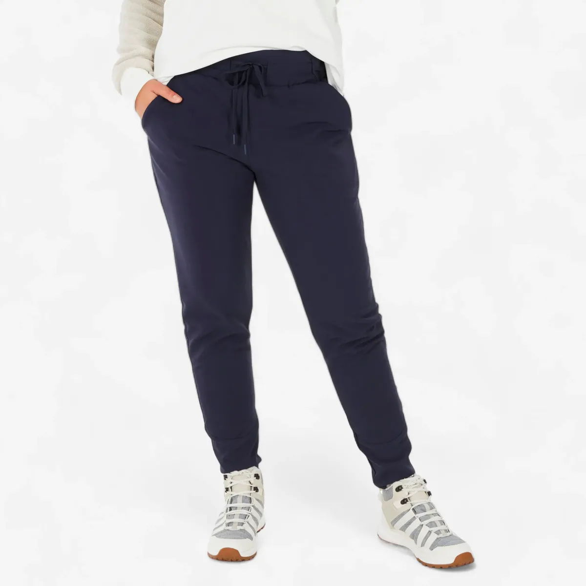 PANTALONE ZA PLANINARENJE NH500 ŽENSKE VODOODBOJNE TOPLE