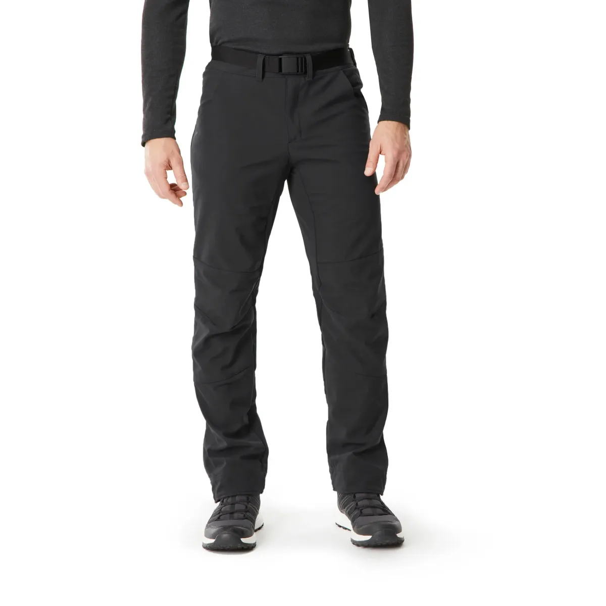 Pantalone za planinarenje NH500 vodoodbojne do -4 °C muške - sive