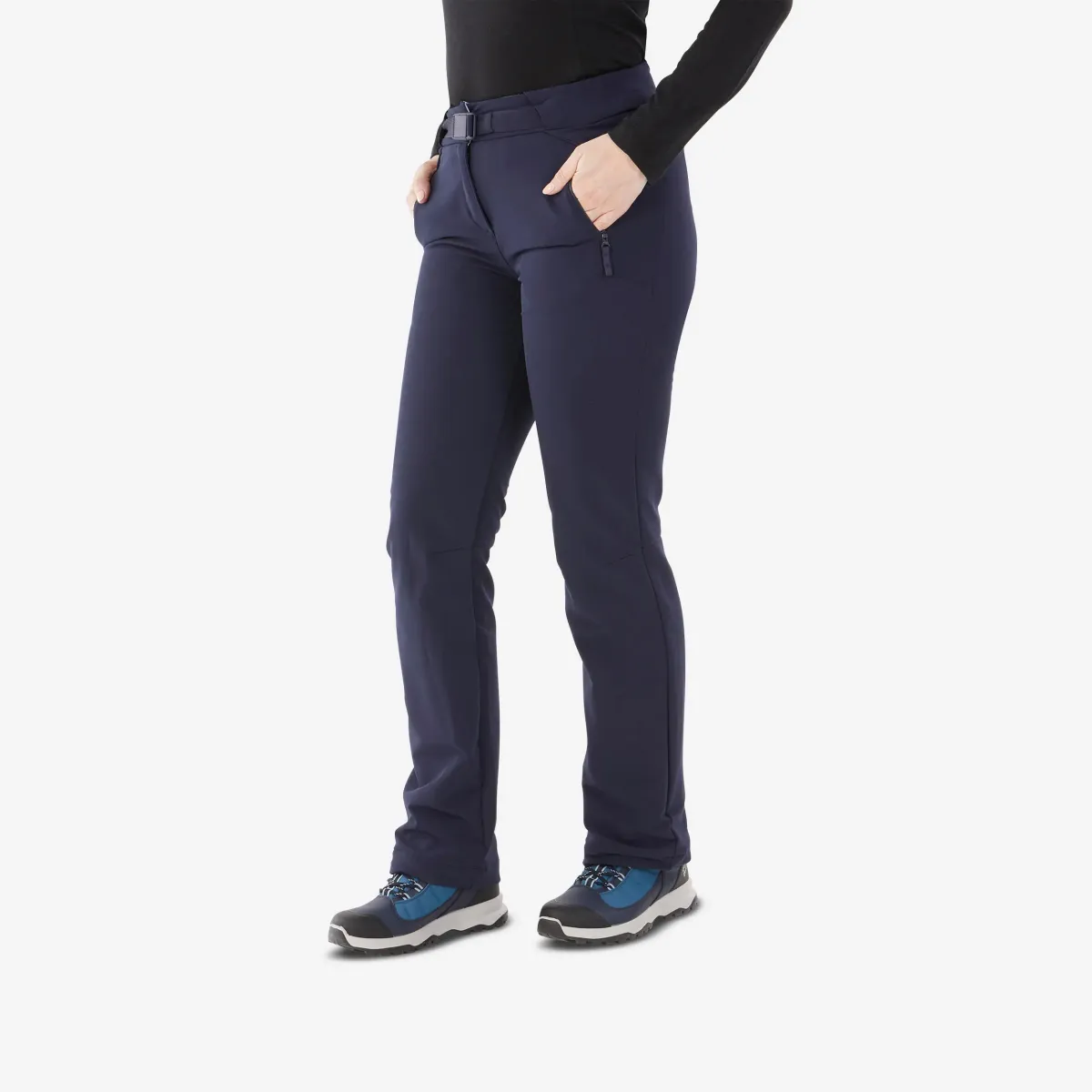 PANTALONE ZA PLANINARENJE SH500 ŽENSKE ZA SNEG TOPLE