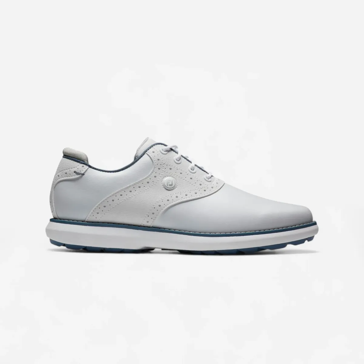 Patike za golf ženske Footjoy - Tradition bez krampona bele