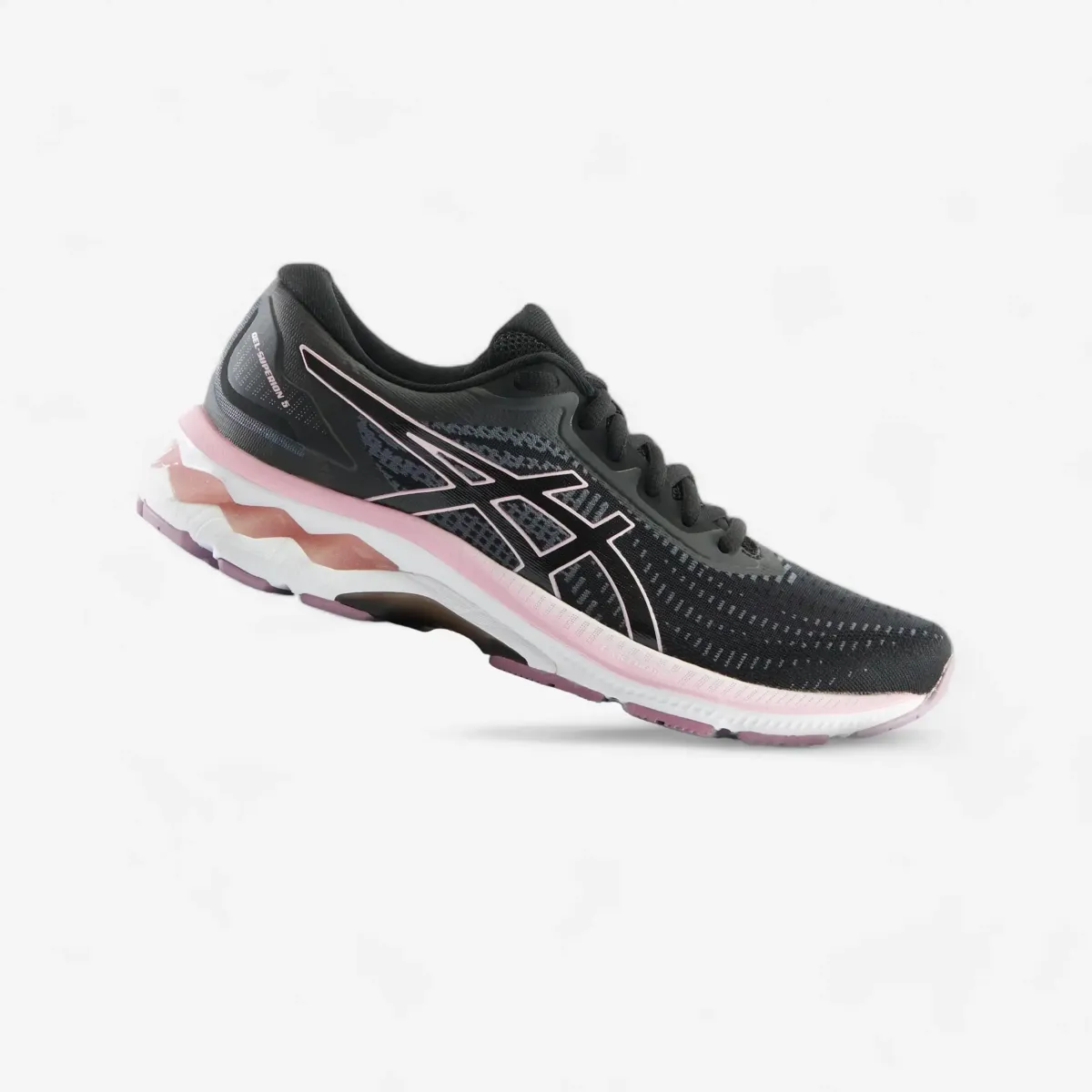 PATIKE ZA TRČANJE ASICS GEL SUPERION 5 ŽENSKE - CRNO-ROZE