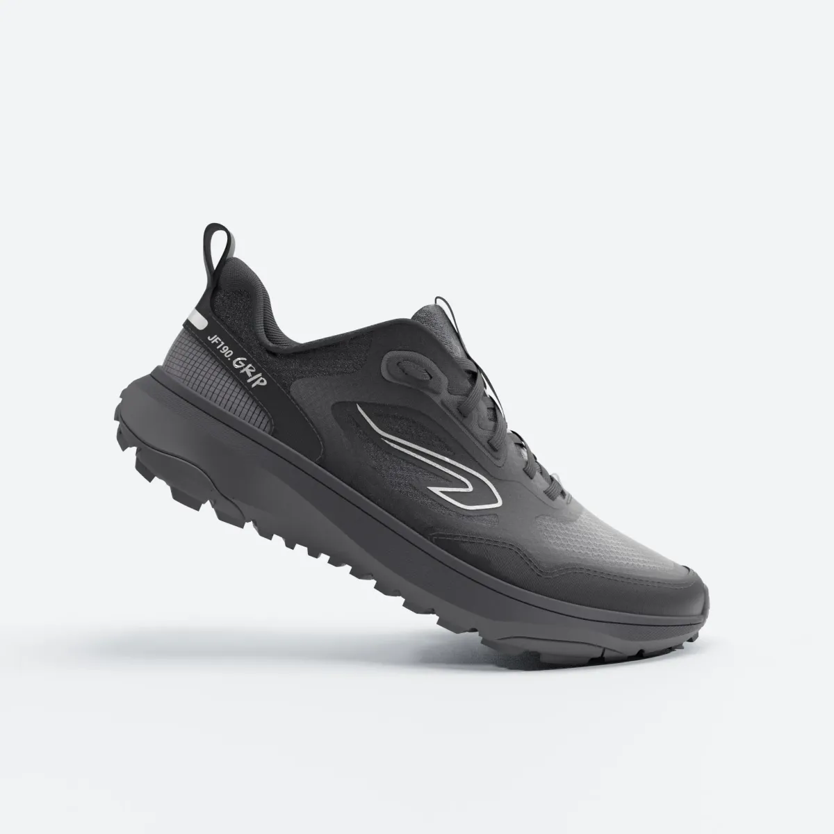 Patike za trčanje i trail trčanje Kiprun JF 190 Grip muške - crne