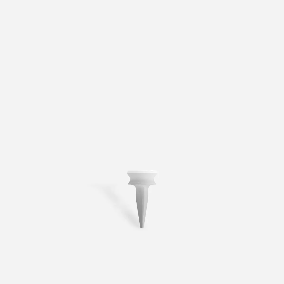 PLASTIČNI STEP TI ZA GOLF INESIS OD 6 mm 10 KOM - BELI
