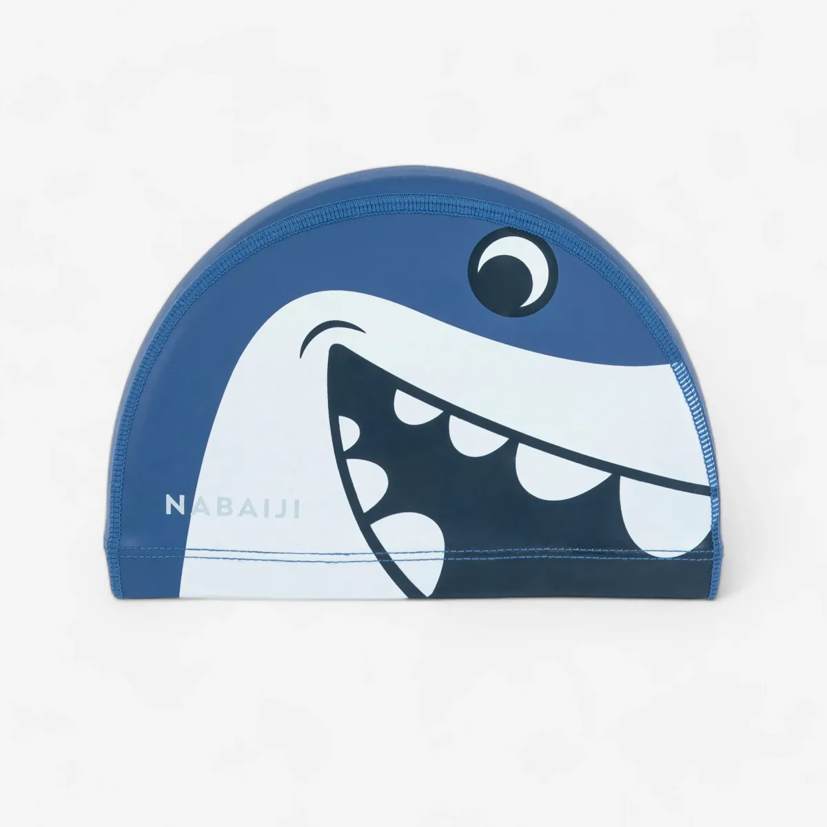 Plava obložena mrežasta kapa s printom za plivanje SHARK (veličina S)
