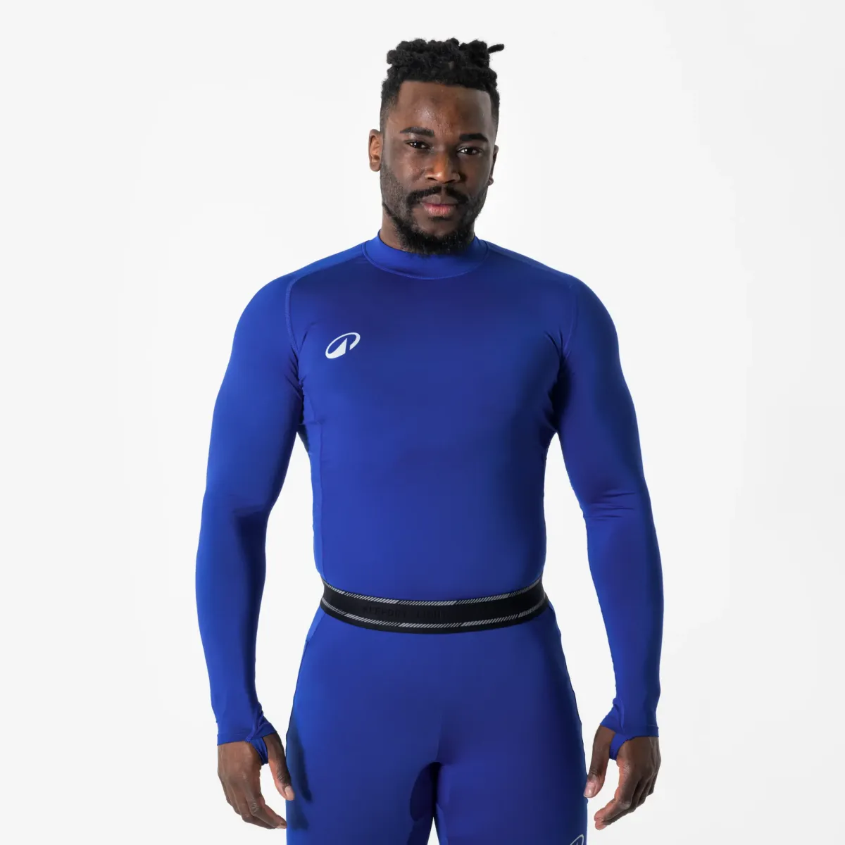 Plava univerzalna termo podmajica dugih rukava za fudbal KEEPDRY CLUB