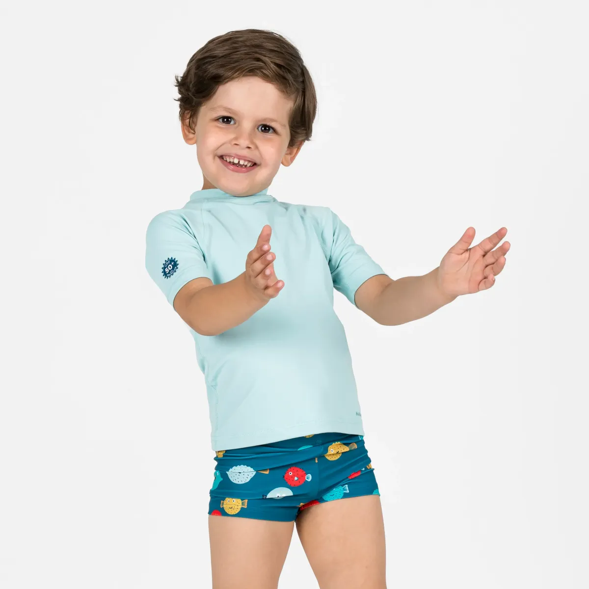 Plave kupaće bokserice za bebe/decu TITOU PLOUF