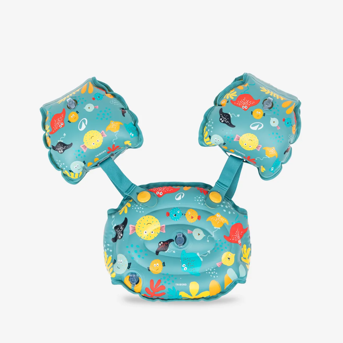 Plavi dečji progresivni mišići-pojas za plivanje TISWIM ALLWISH 15–30 kg